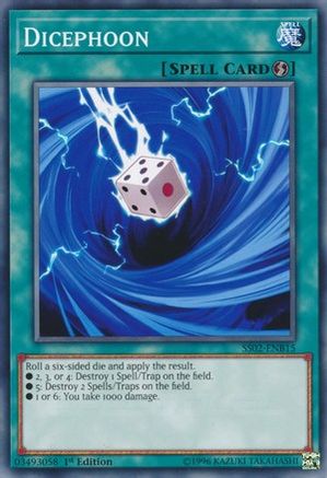 Dicephoon (SS02-ENB15) - Speed Duel Decks: Duelists of Tomorrow 1st Edition
