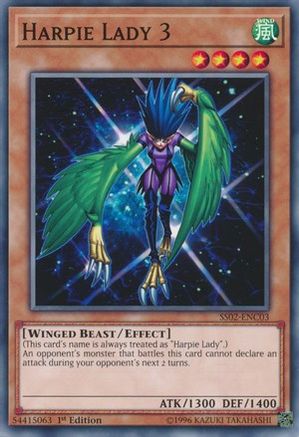 Harpie Lady 3 (SS02-ENC03) - Speed Duel Decks: Duelists of Tomorrow 1st Edition