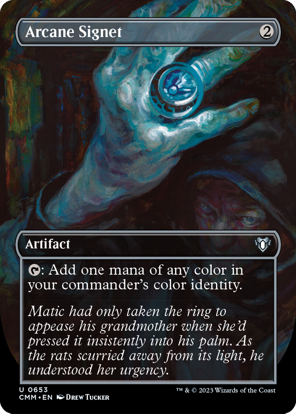 Arcane Signet (Borderless) (CMM-653) - Commander Masters