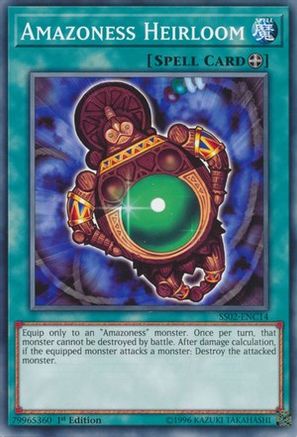 Amazoness Heirloom (SS02-ENC14) - Speed Duel Decks: Duelists of Tomorrow 1st Edition