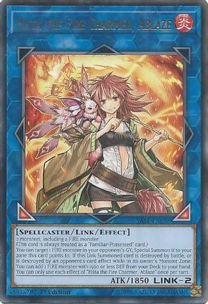 Hiita the Fire Charmer, Ablaze (SAST-EN056) - Savage Strike 1st Edition