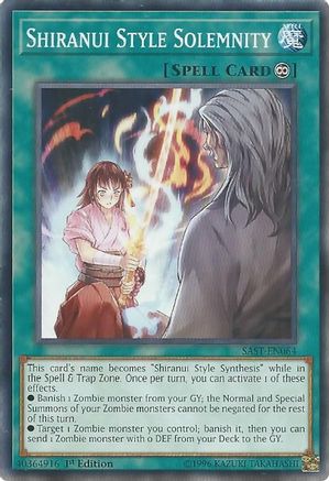 Shiranui Style Solemnity (SAST-EN064) - Savage Strike 1st Edition