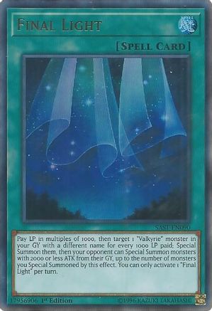 Final Light (SAST-EN090) - Savage Strike 1st Edition