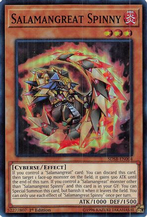 Salamangreat Spinny (SDSB-EN004) - Structure Deck: Soulburner 1st Edition