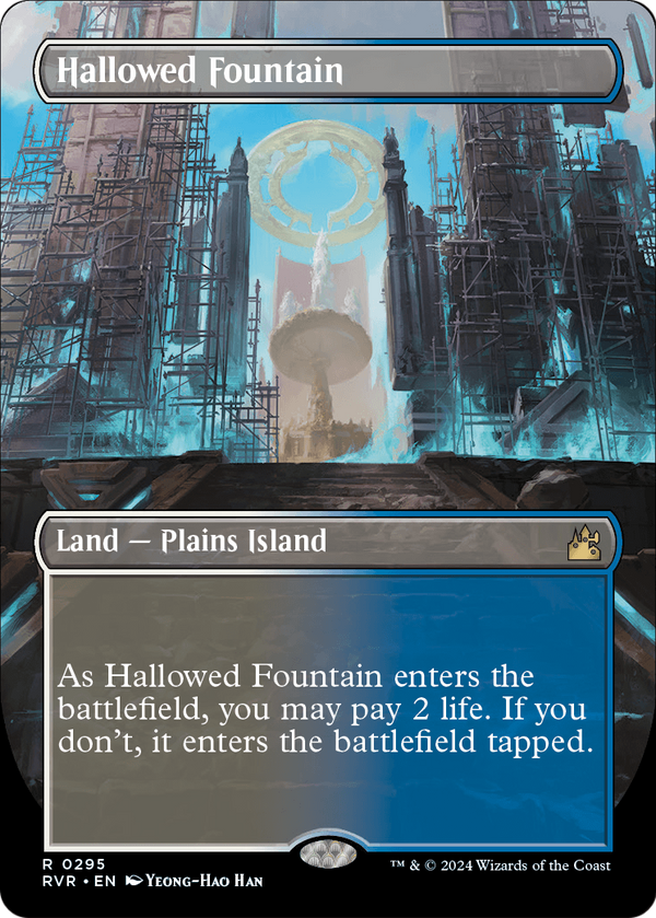 Hallowed Fountain (Borderless) (RVR-295) - Ravnica Remastered