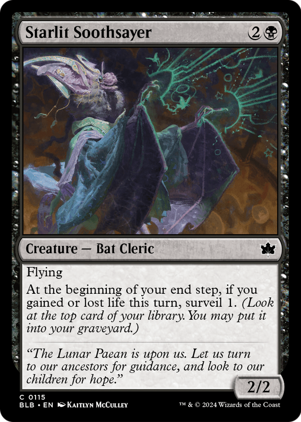 Starlit Soothsayer (BLB-115) - Bloomburrow