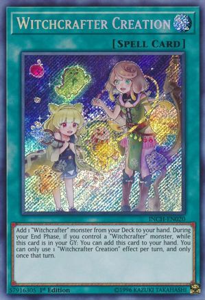 Witchcrafter Creation (INCH-EN020) - The Infinity Chasers 1st Edition