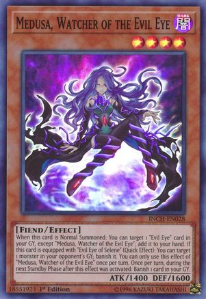 Medusa, Watcher of the Evil Eye (INCH-EN028) - The Infinity Chasers 1st Edition