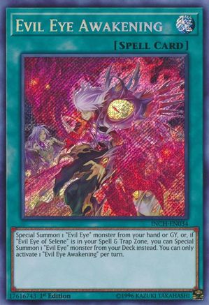 Evil Eye Awakening (INCH-EN034) - The Infinity Chasers 1st Edition