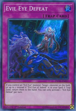 Evil Eye Defeat (INCH-EN037) - The Infinity Chasers 1st Edition