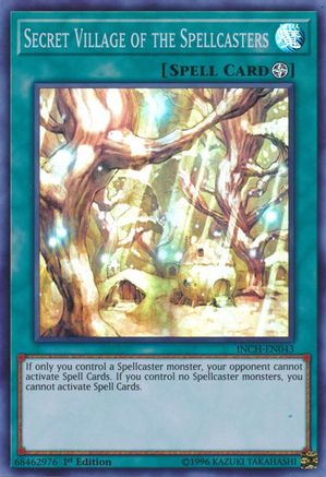 Secret Village of the Spellcasters (INCH-EN043) - The Infinity Chasers 1st Edition