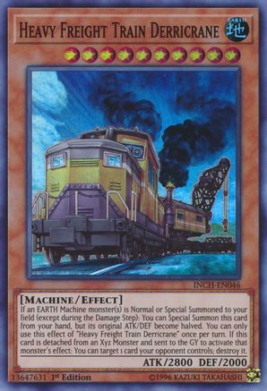Heavy Freight Train Derricrane (INCH-EN046) - The Infinity Chasers 1st Edition