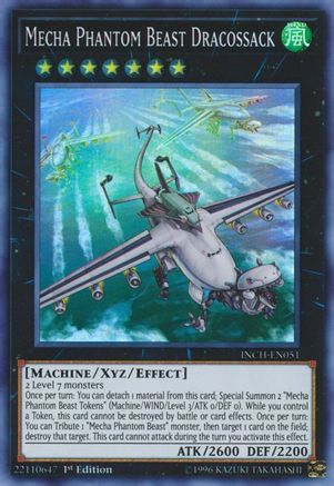 Mecha Phantom Beast Dracossack (INCH-EN051) - The Infinity Chasers 1st Edition
