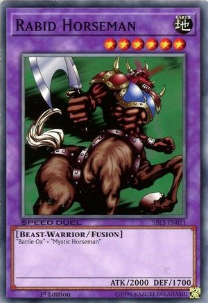 Rabid Horseman (SBLS-EN011) - Speed Duel: Arena of Lost Souls 1st Edition