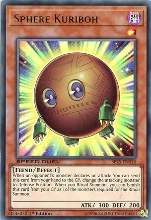 Sphere Kuriboh (SBLS-EN018) - Speed Duel: Arena of Lost Souls 1st Edition