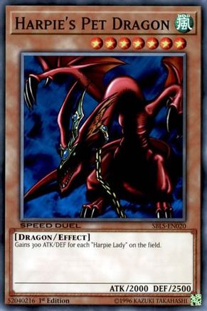 Harpie's Pet Dragon (SBLS-EN020) - Speed Duel: Arena of Lost Souls 1st Edition