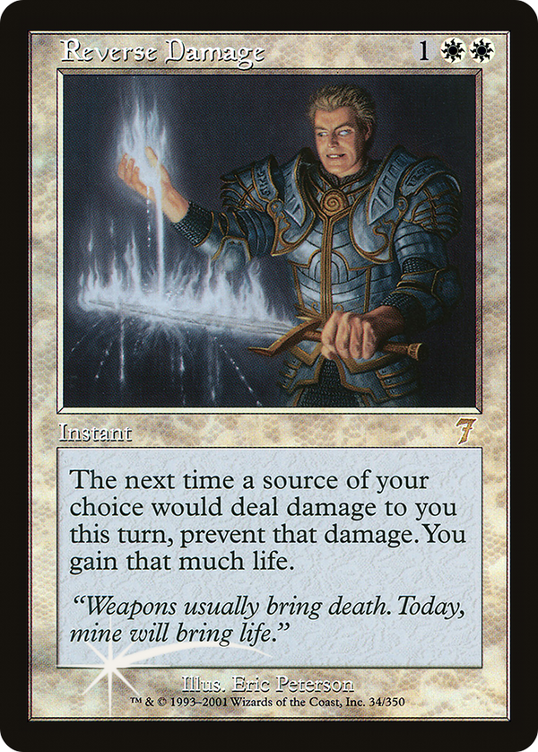 Reverse Damage (7ED-34★) - 7th Edition Foil