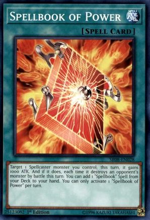 Spellbook of Power (SR08-EN028) - Structure Deck: Order of the Spellcasters 1st Edition