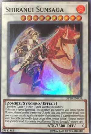 Shiranui Sunsaga (OP10-EN008) - OTS Tournament Pack 10 Unlimited
