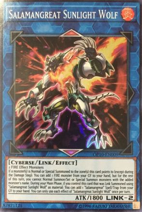 Salamangreat Sunlight Wolf (OP10-EN009) - OTS Tournament Pack 10 Unlimited