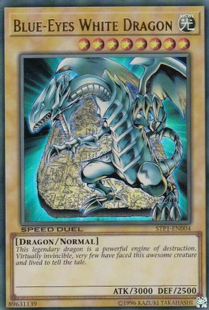 Blue-Eyes White Dragon (STP1-EN004) - Speed Duel: Tournament Pack 1 Unlimited