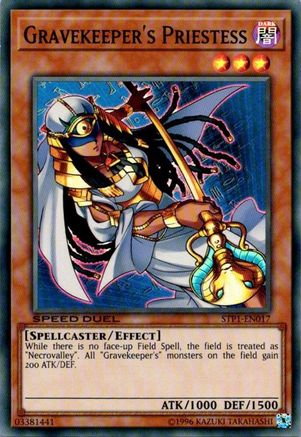 Gravekeeper's Priestess (STP1-EN017) - Speed Duel: Tournament Pack 1 Unlimited