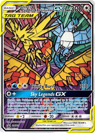 Moltres & Zapdos & Articuno GX SM210  - Holofoil SM Promos - Promo (147055680)