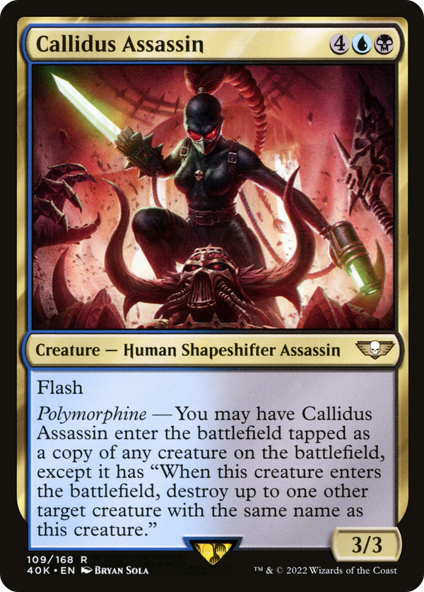 Callidus Assassin (40K-109) - Warhammer 40,000 Commander