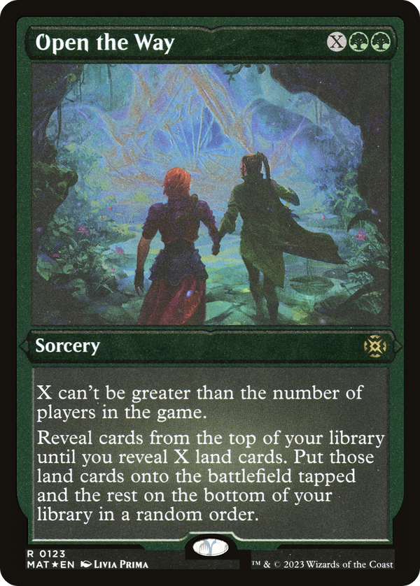 Open the Way (Foil Etched) (MAT-123) - March of the Machine: The Aftermath Foil