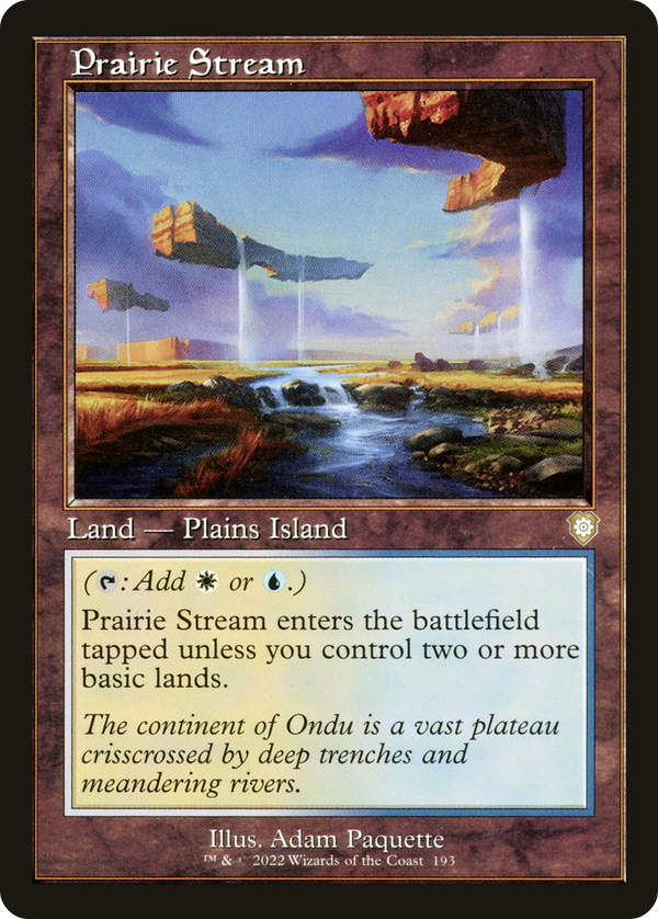 Prairie Stream (Retro Frame) (BRC-193) - The Brothers' War Commander