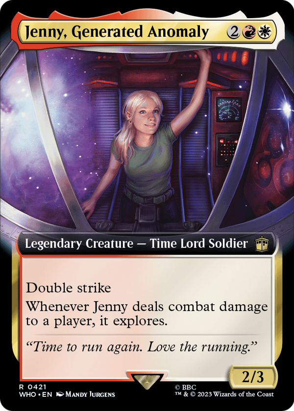 Jenny, Generated Anomaly (Extended Art) (WHO-421) - Doctor Who: (Extended Art) Foil