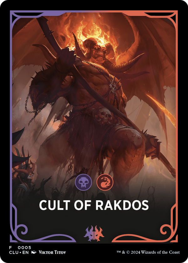 Cult of Rakdos (FCLU-005) - Ravnica: Clue Edition Front Cards