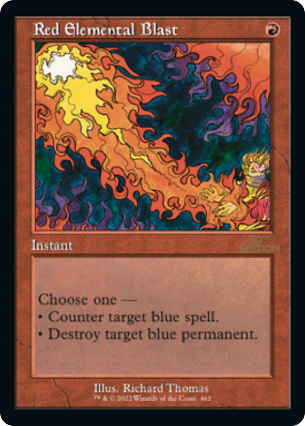 Red Elemental Blast (Retro Frame) (30A-462) - 30th Anniversary Edition