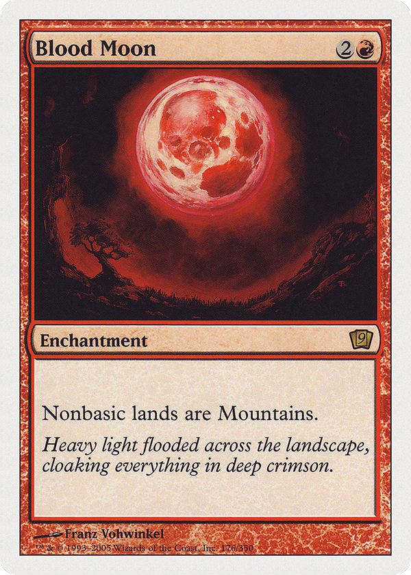 Blood Moon (9ED-176) - 9th Edition Foil