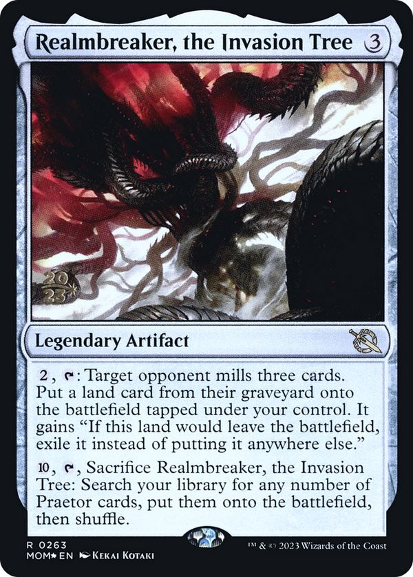 Realmbreaker, the Invasion Tree (PRE-263) - March of the Machine Promos Foil