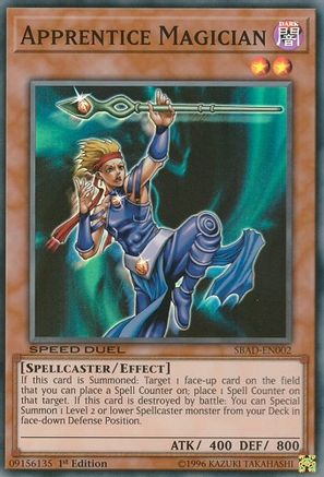 Apprentice Magician (SBAD-EN002) - Speed Duel: Attack from the Deep 1st Edition