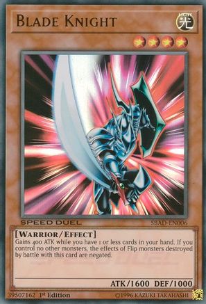 Blade Knight (SBAD-EN006) - Speed Duel: Attack from the Deep 1st Edition