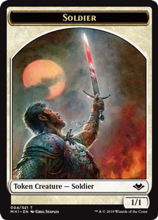 Soldier Token (MH1-004) - Modern Horizons Foil