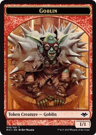 Goblin // Construct Double-Sided Token (MH1-10 // 17) - Modern Horizons