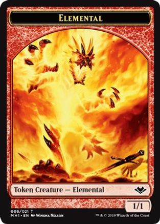 Elemental (008) // Squirrel Double-Sided Token (MH1-8 // 15) - Modern Horizons