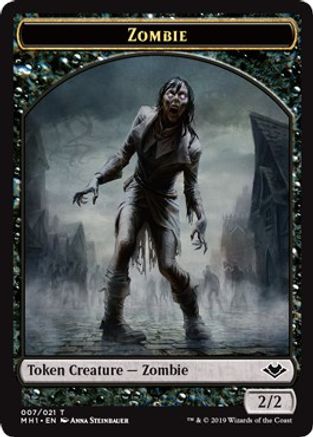 Zombie // Squirrel Double-Sided Token (MH1-7 // 15) - Modern Horizons