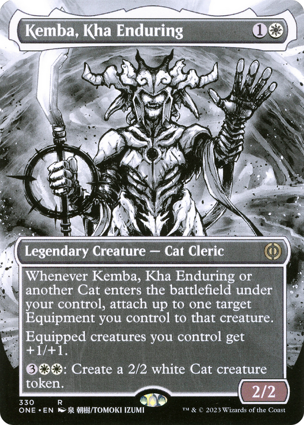 Kemba, Kha Enduring (Borderless) (ONE-330) - Phyrexia: All Will Be One: (Showcase)
