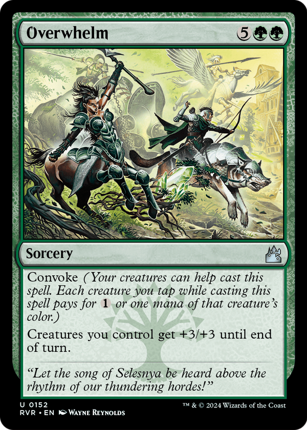 Overwhelm (RVR-152) - Ravnica Remastered Foil