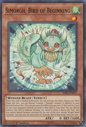 Simorgh, Bird of Beginning (RIRA-EN017) - Rising Rampage Unlimited
