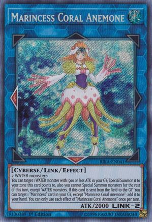 Marincess Coral Anemone (RIRA-EN041) - Rising Rampage 1st Edition