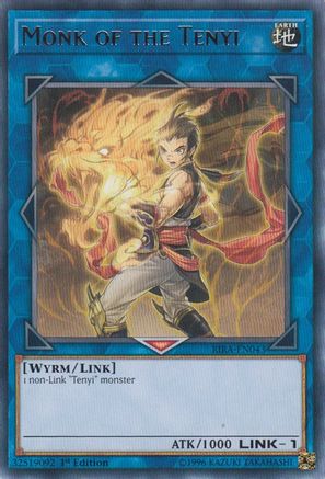 Monk of the Tenyi (RIRA-EN043) - Rising Rampage 1st Edition