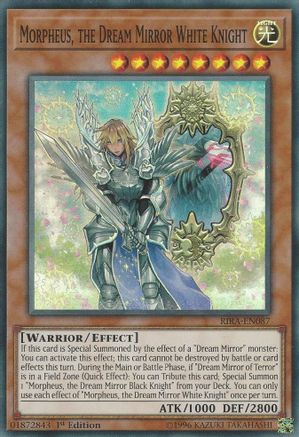 Morpheus, the Dream Mirror White Knight (RIRA-EN087) - Rising Rampage 1st Edition