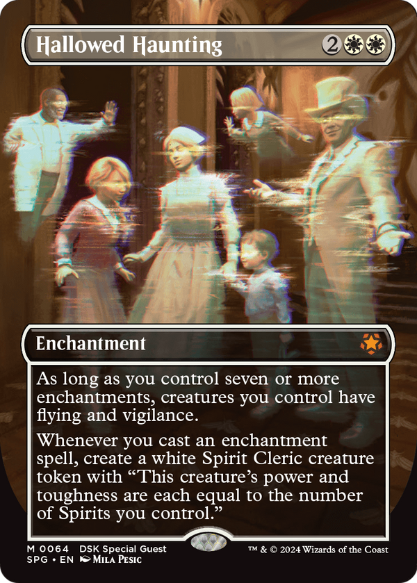 Hallowed Haunting (Borderless) (SPG-064) - Special Guests Foil