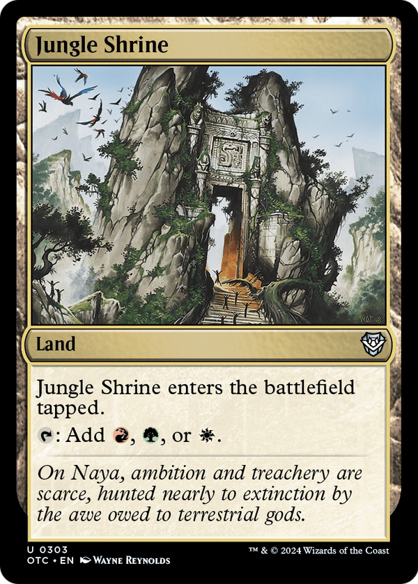 Jungle Shrine (OTC-303) - Outlaws of Thunder Junction Commander