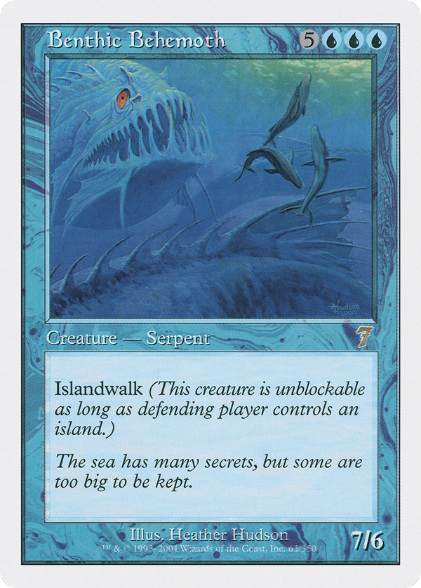 Benthic Behemoth (7ED-063) - 7th Edition